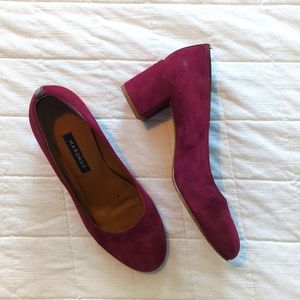 Margaux The Heels, size 6.5, pink suede